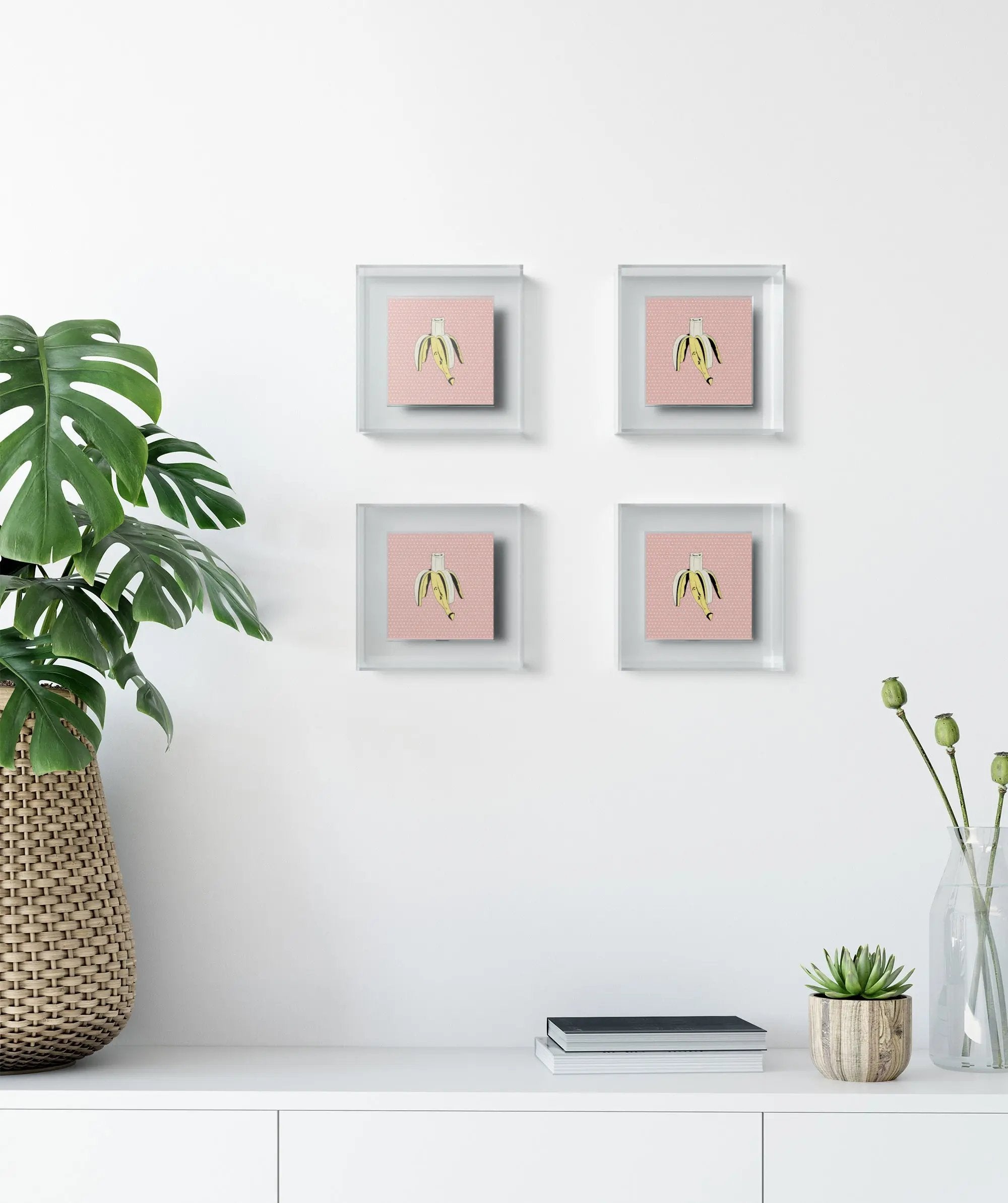 Wackadoo Design Bilderrahmen aus Acrylglas "pure the set 2.0" Bundle