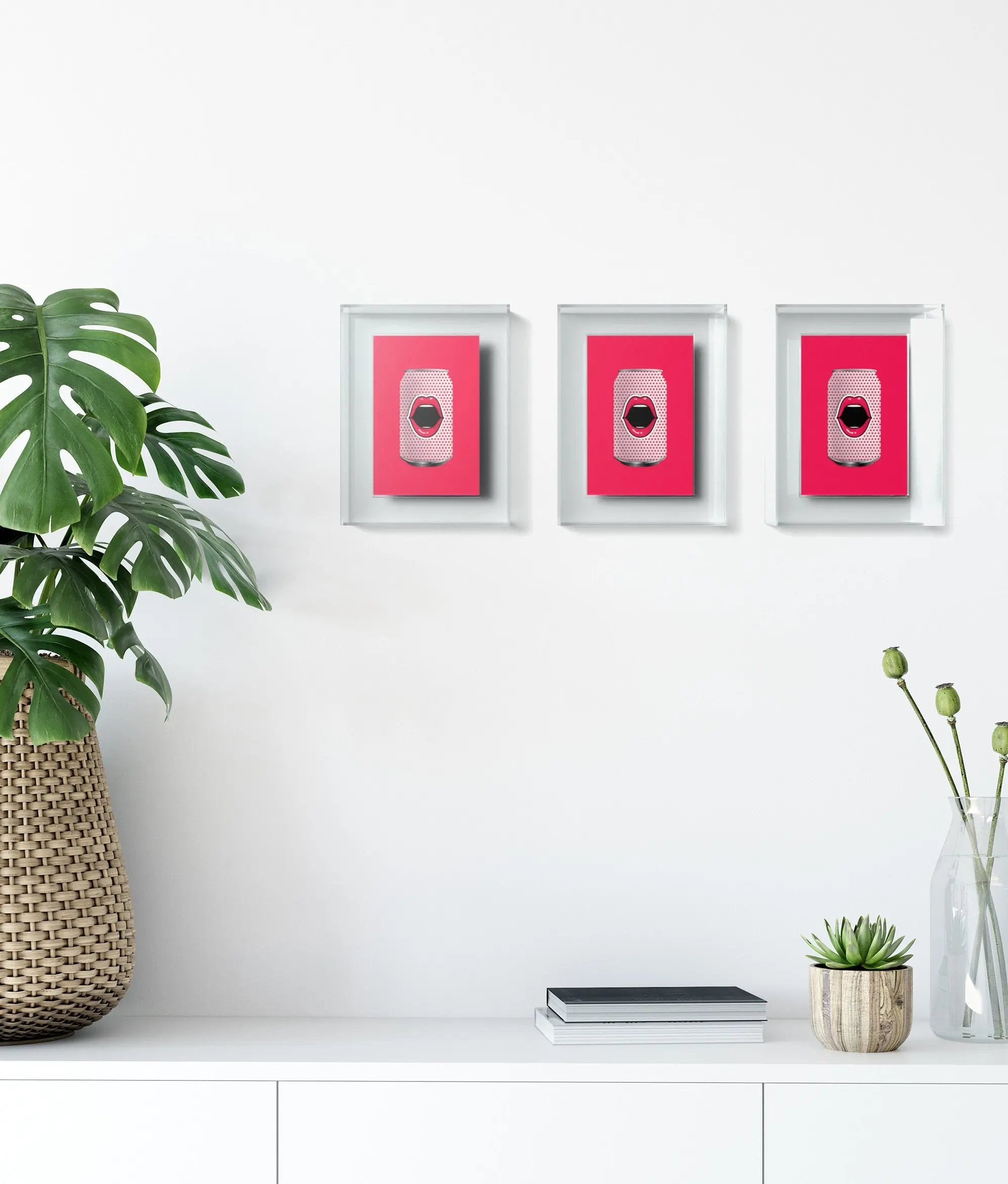 Wackadoo Design Bilderrahmen aus Acrylglas "pure the set 3.0" Bundle