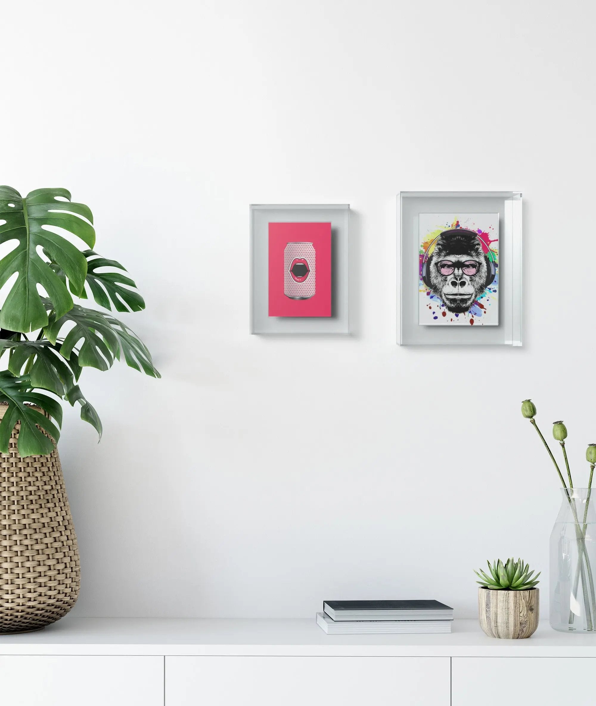 Wackadoo Design Bilderrahmen aus Acrylglas "pure the set 4.0" Bundle