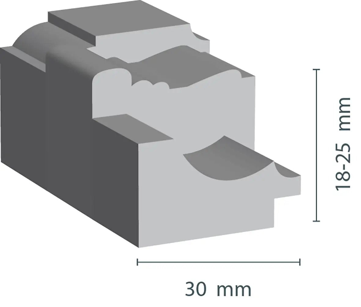 Wackadoo Bilderrahmen Collage weiß für 6 Fotos aus Kunststoff mit Glasscheiben COLLAGERAHMEN