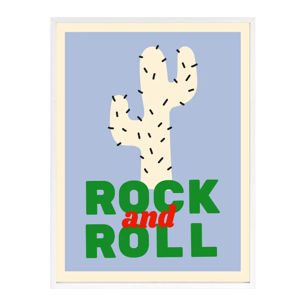 Poster mit Bilderrahmen Rock&