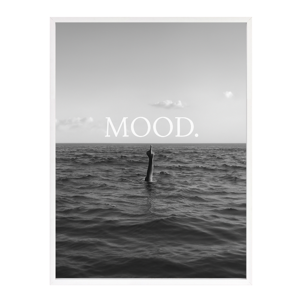 Poster mit Bilderrahmen Mood- verschiedene Formate