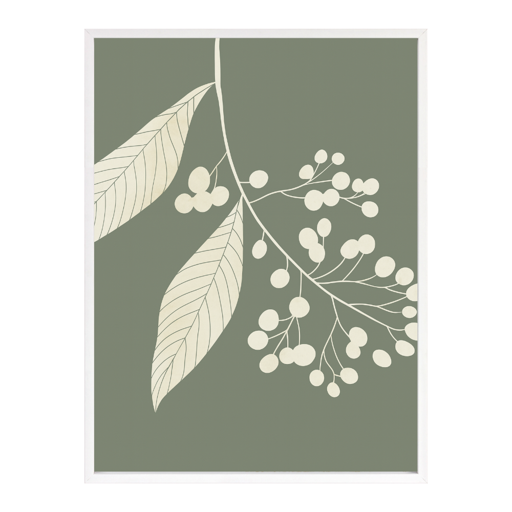 Poster mit Bilderrahmen Botanical Eucalypthus - verschiedene Formate