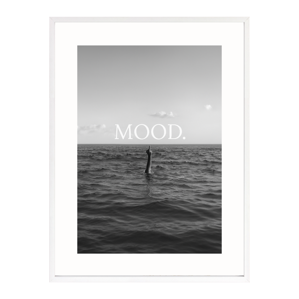Poster mit Bilderrahmen Mood- verschiedene Formate