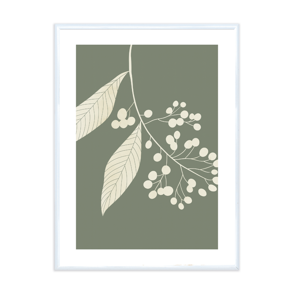 Poster mit Bilderrahmen Botanical Eucalypthus - verschiedene Formate