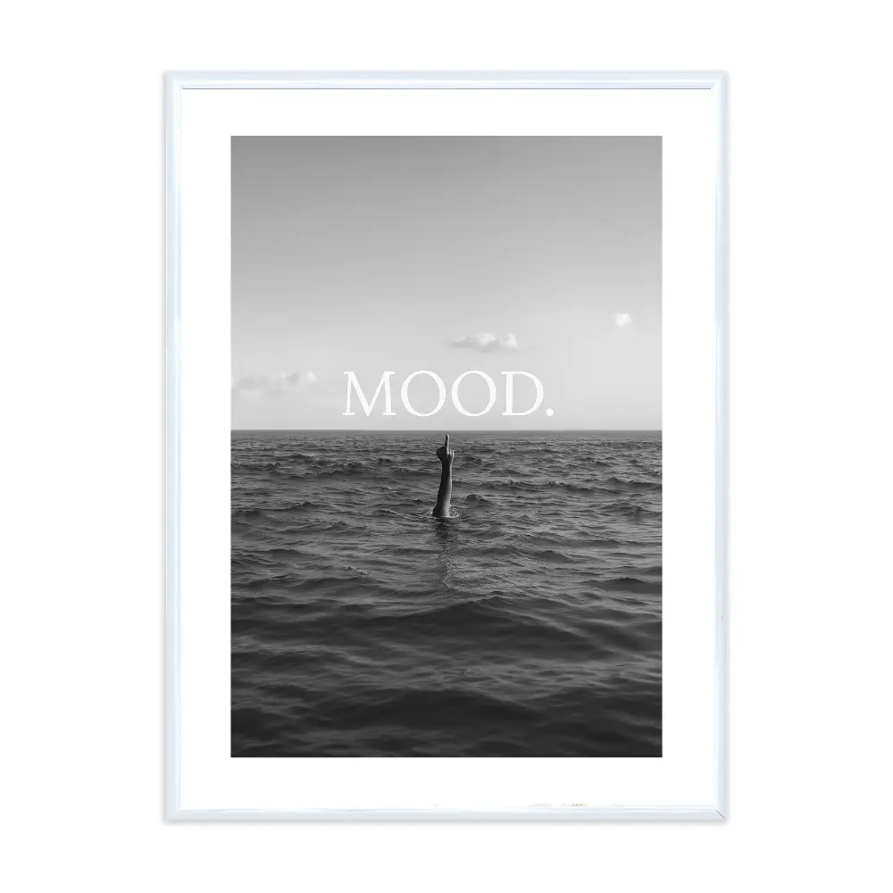 Poster mit Bilderrahmen Mood- verschiedene Formate Interior Design