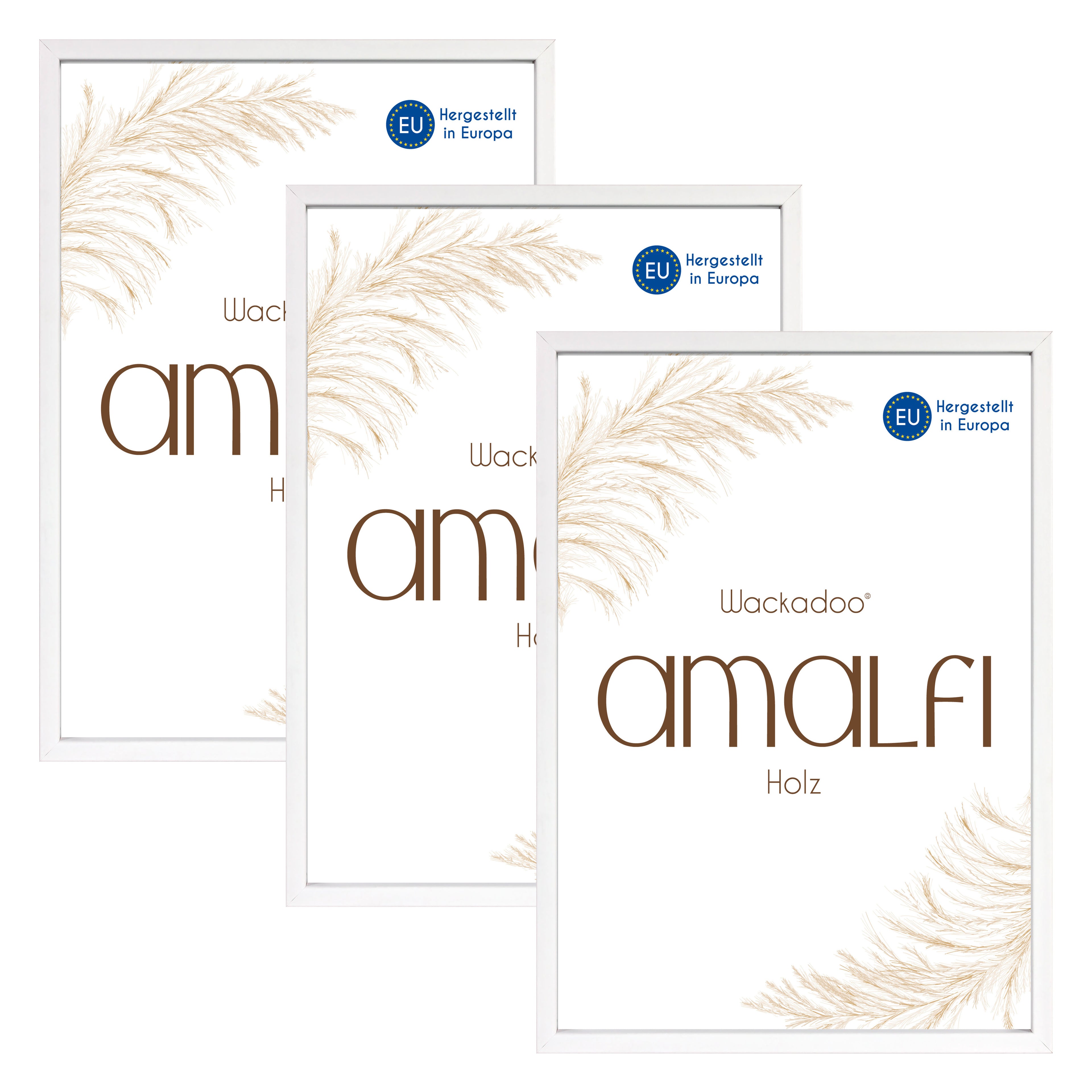 Bilderrahmen 3er Set AMALFI aus MDF Holz