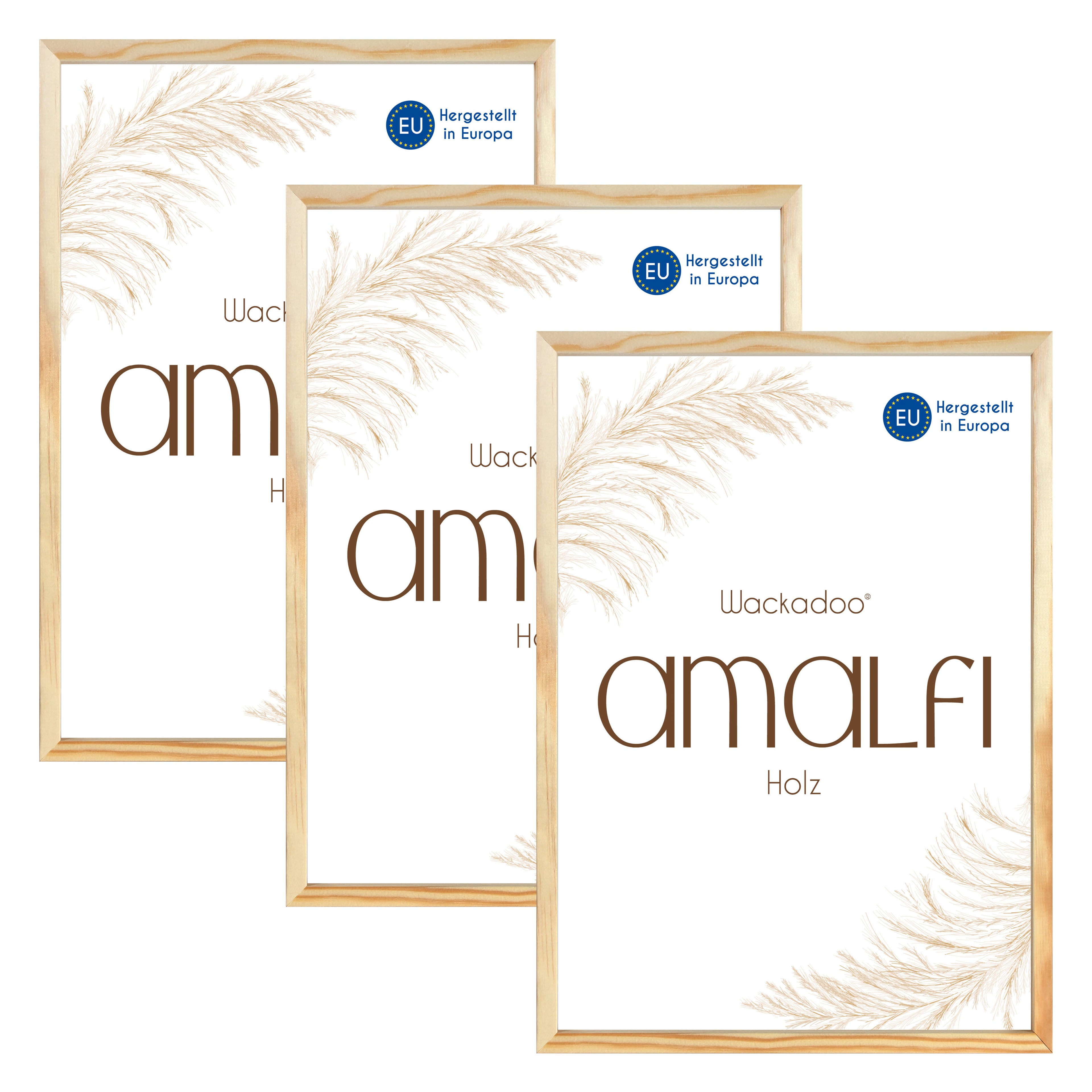 Bilderrahmen 3er Set AMALFI aus MDF Holz
