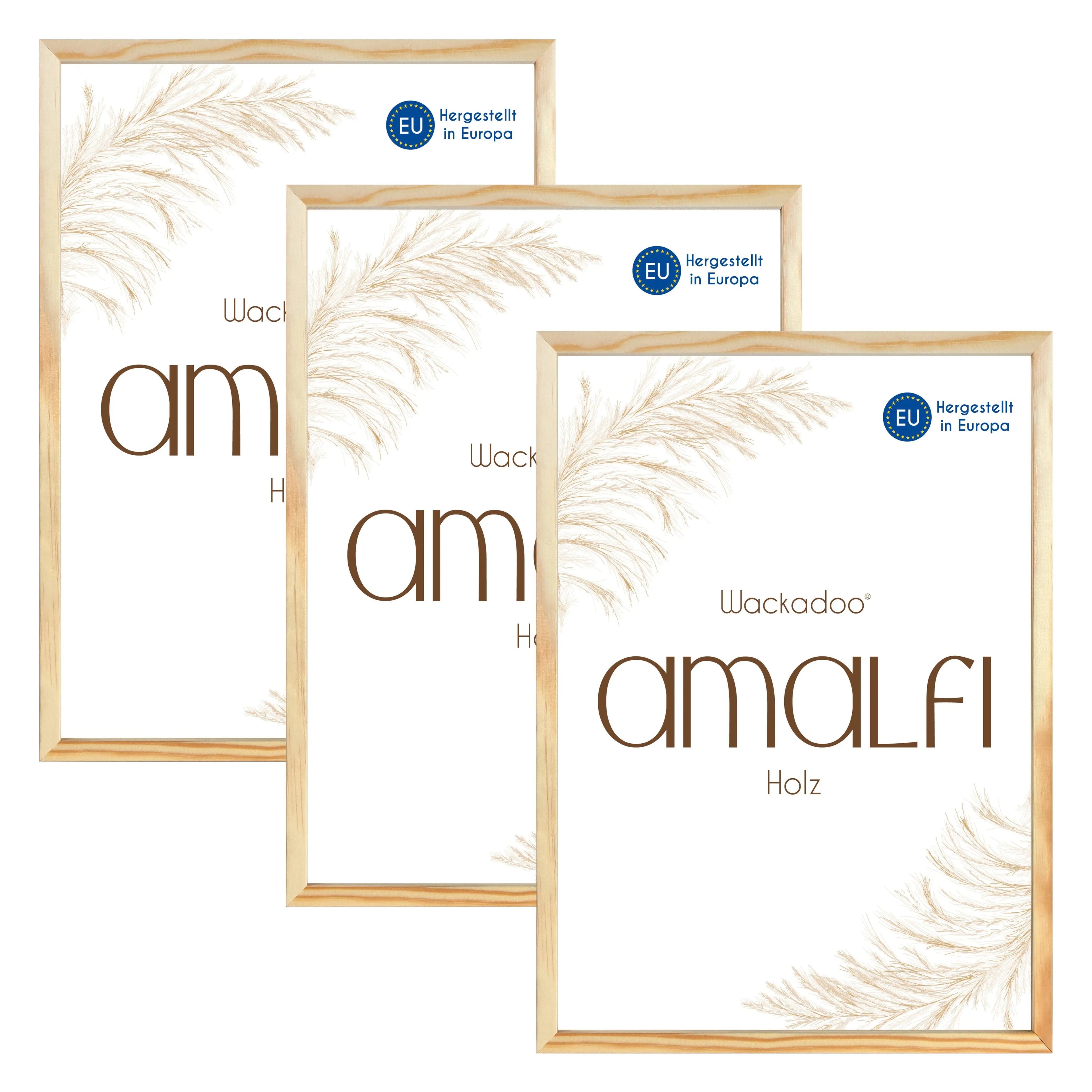 Bilderrahmen 3er Set AMALFI aus MDF Holz Wackadoo Living