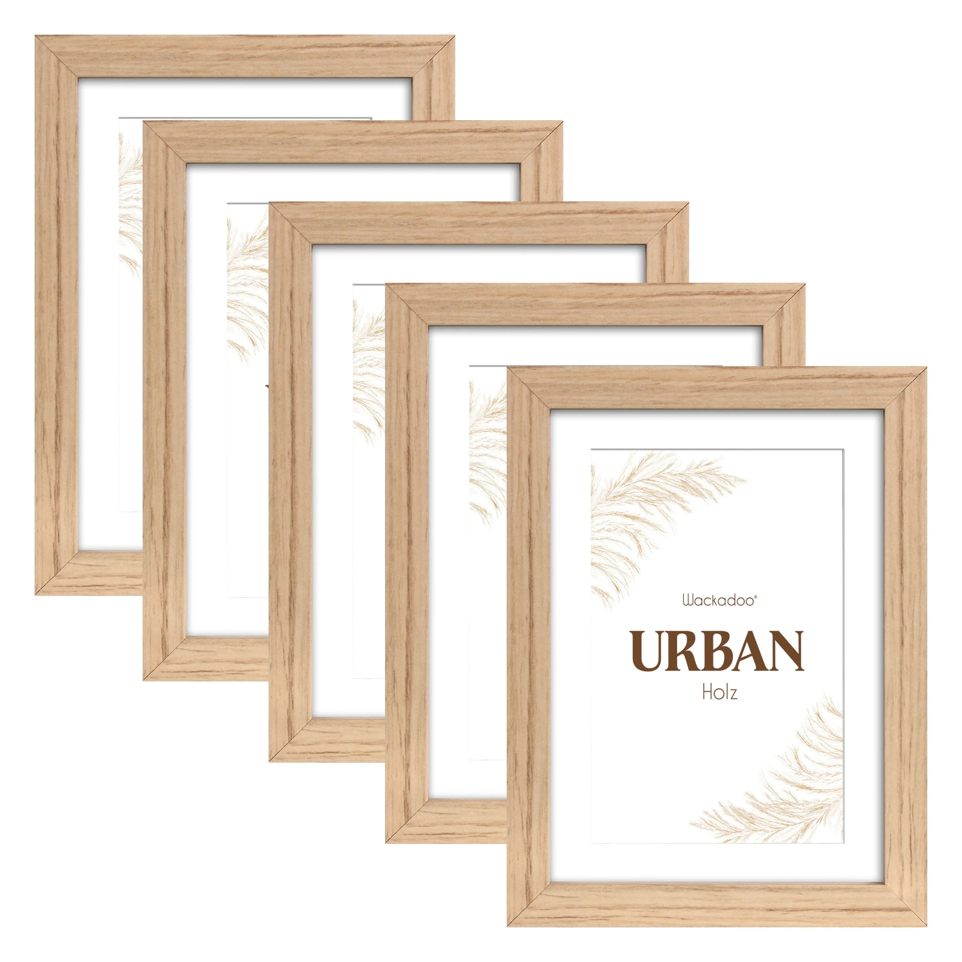 Bilderrahmen 5er Set URBAN aus MDF Holz PORTRAITRAHMEN