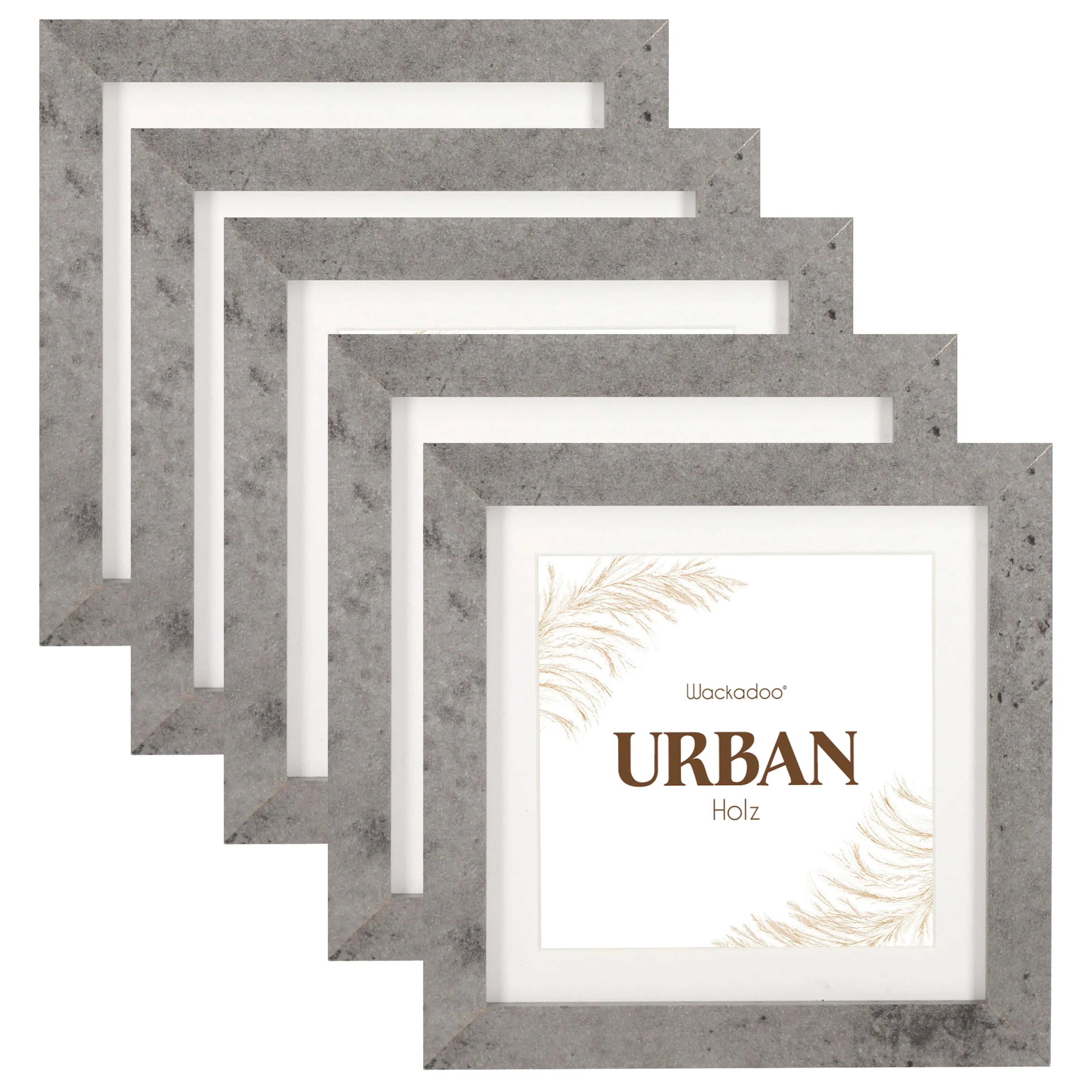 Bilderrahmen 5er Set URBAN aus MDF Holz PORTRAITRAHMEN