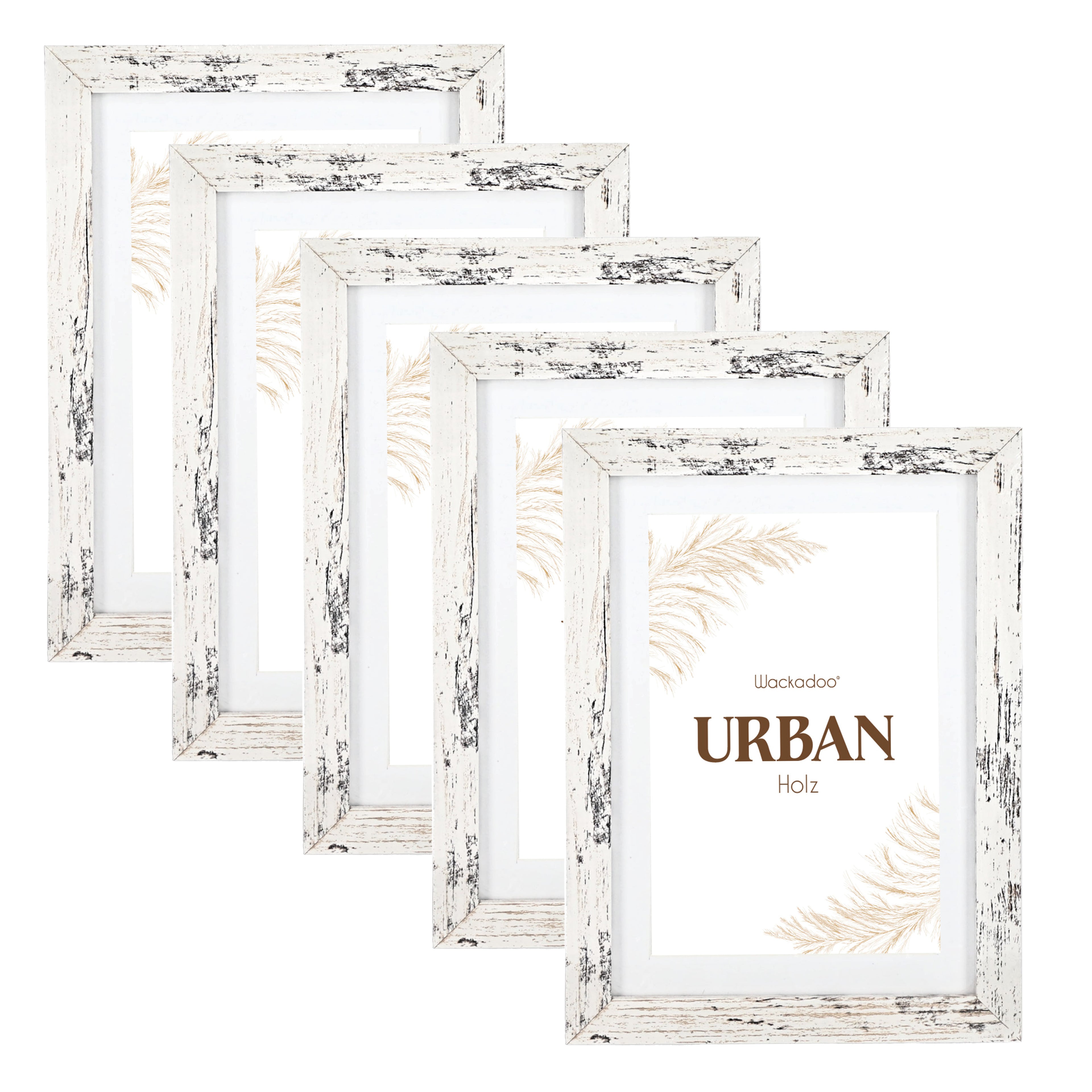 Bilderrahmen 5er Set URBAN aus MDF Holz