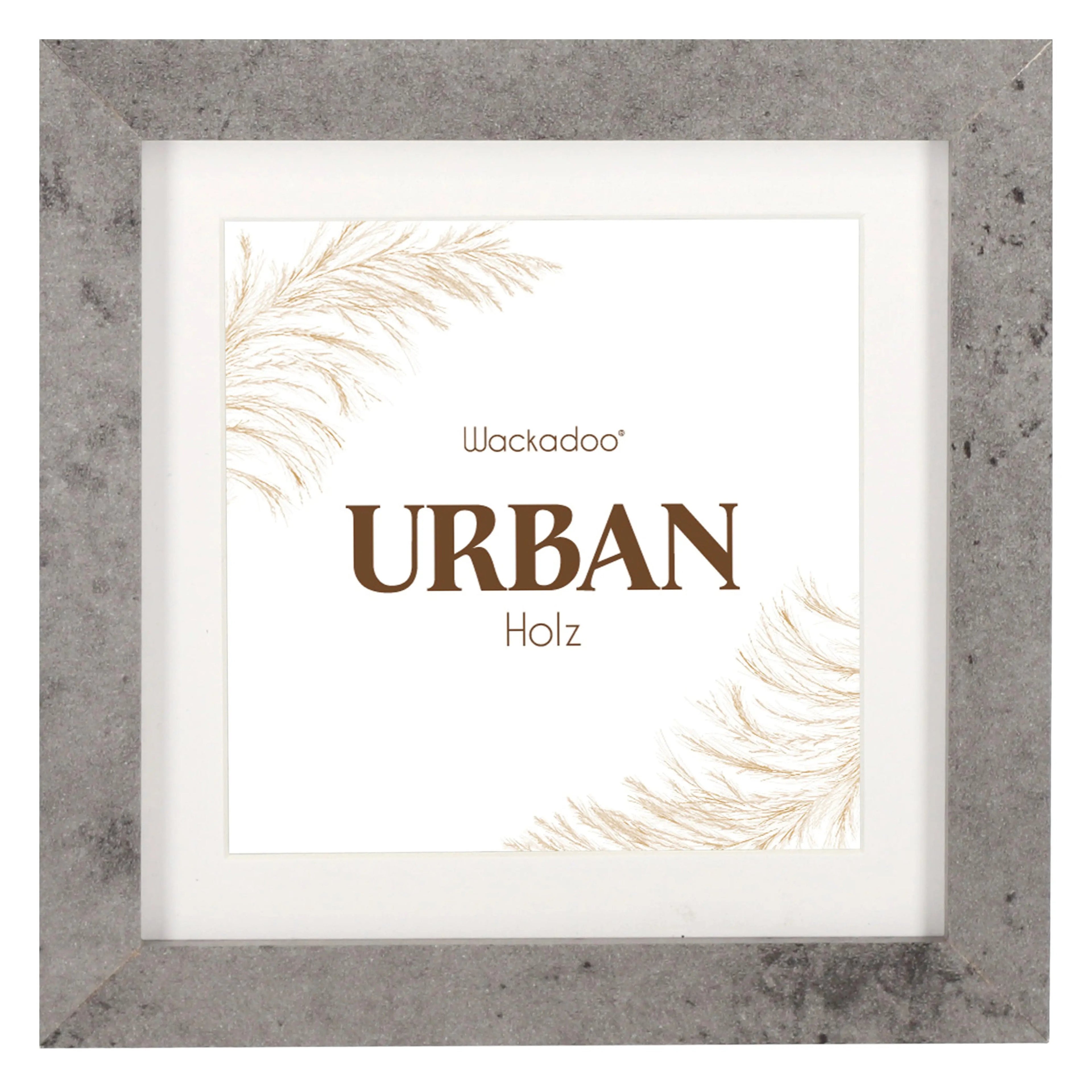 Bilderrahmen URBAN mit Passepartout aus MDF Holz PORTRAITRAHMEN