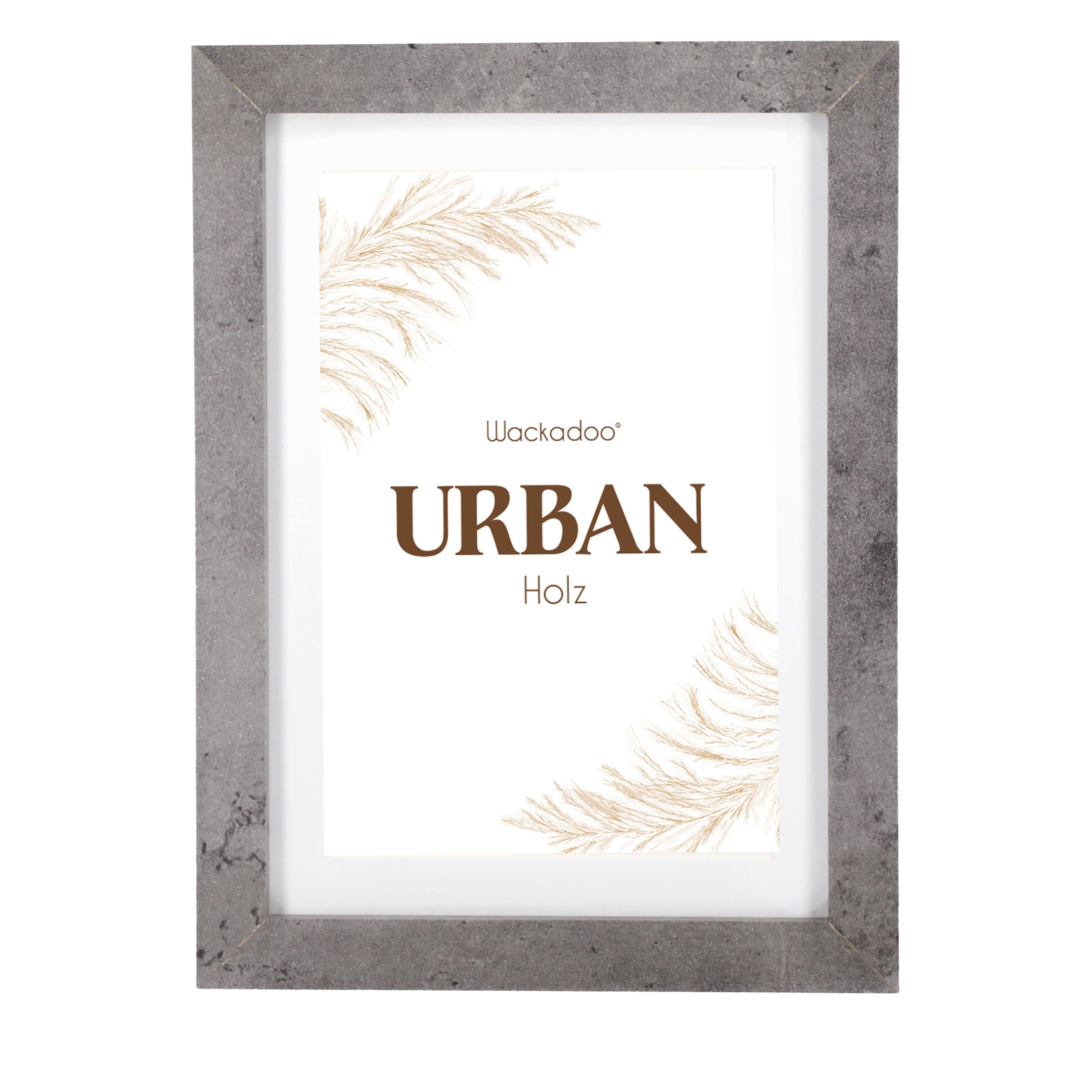 Bilderrahmen URBAN mit Passepartout aus MDF Holz