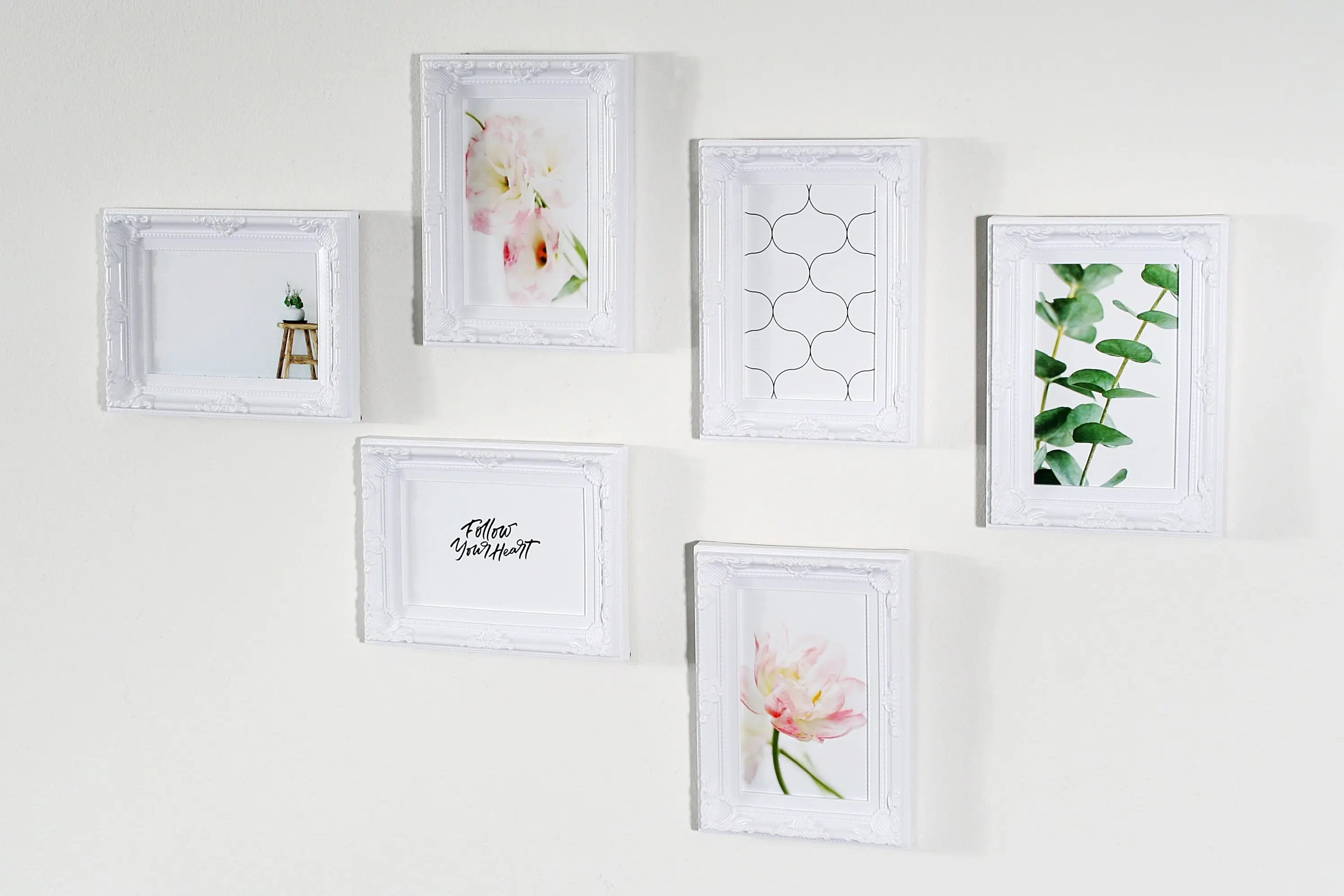 Wackadoo Portraitrahmenset "Colour White" Bilderrahmen Set