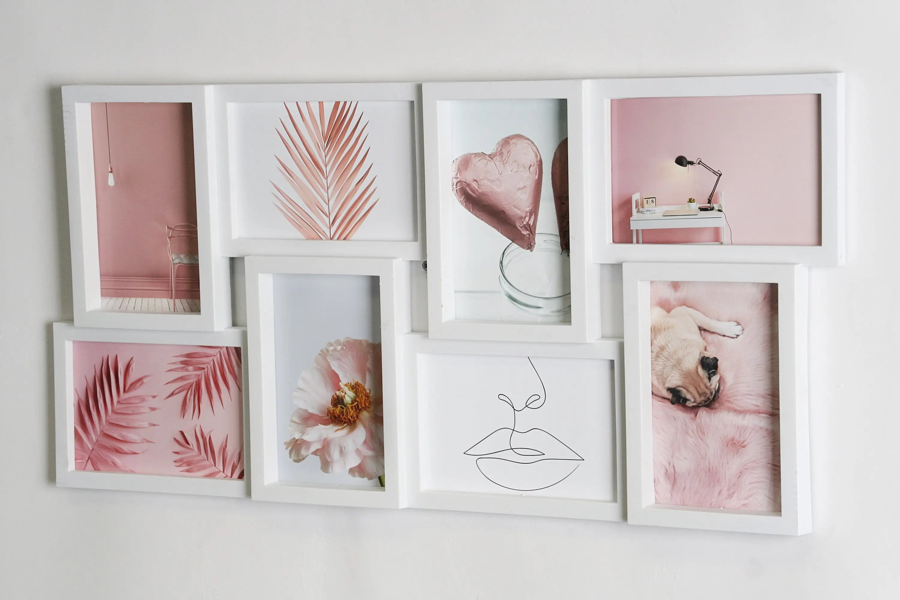 Wackadoo Bilderrahmen für 8 Fotos COLLAGERAHMEN