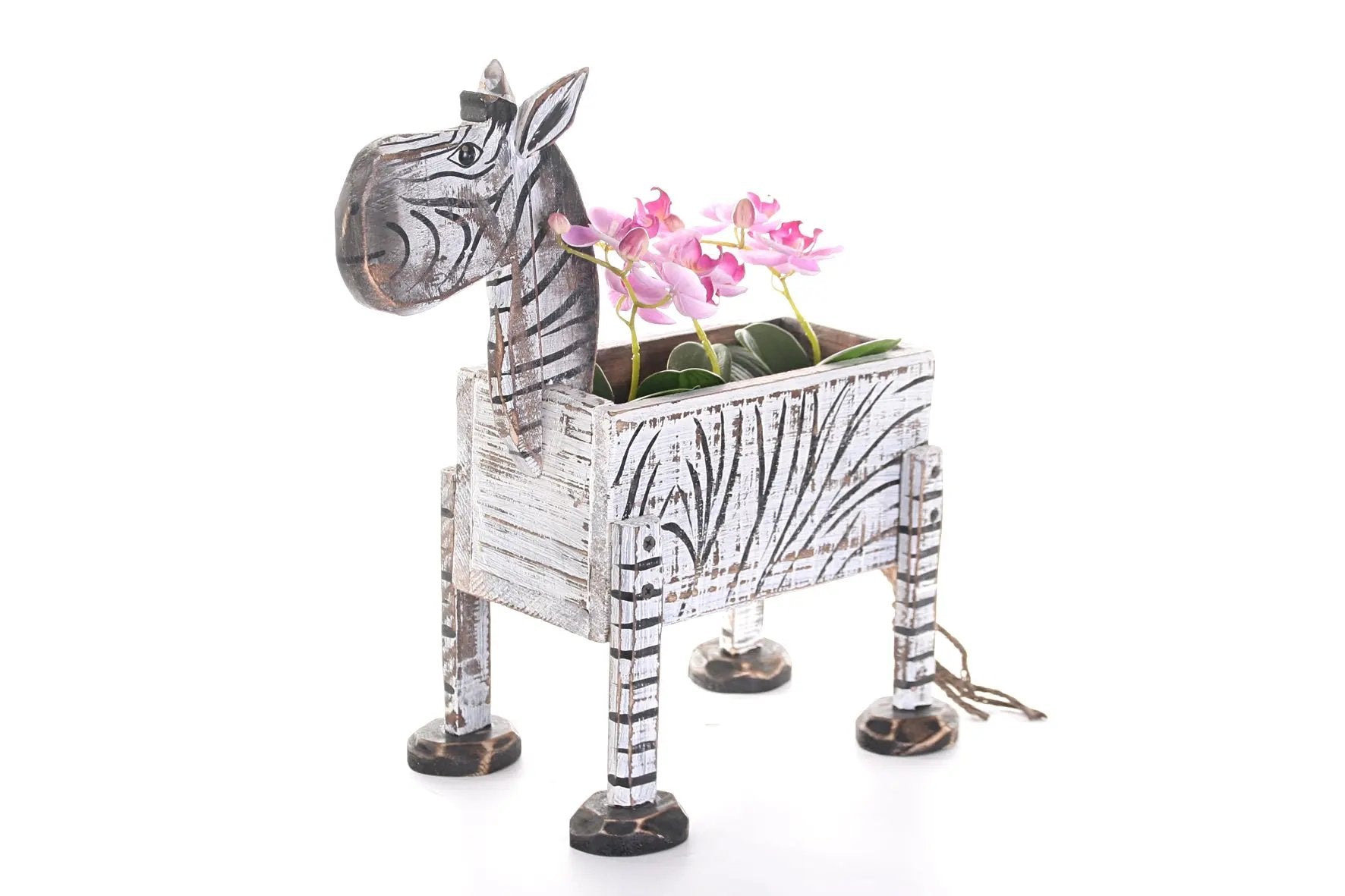 Wackadoo Blumentopf "Zebra" zum Bepflanzen www.wackadoo-living.de