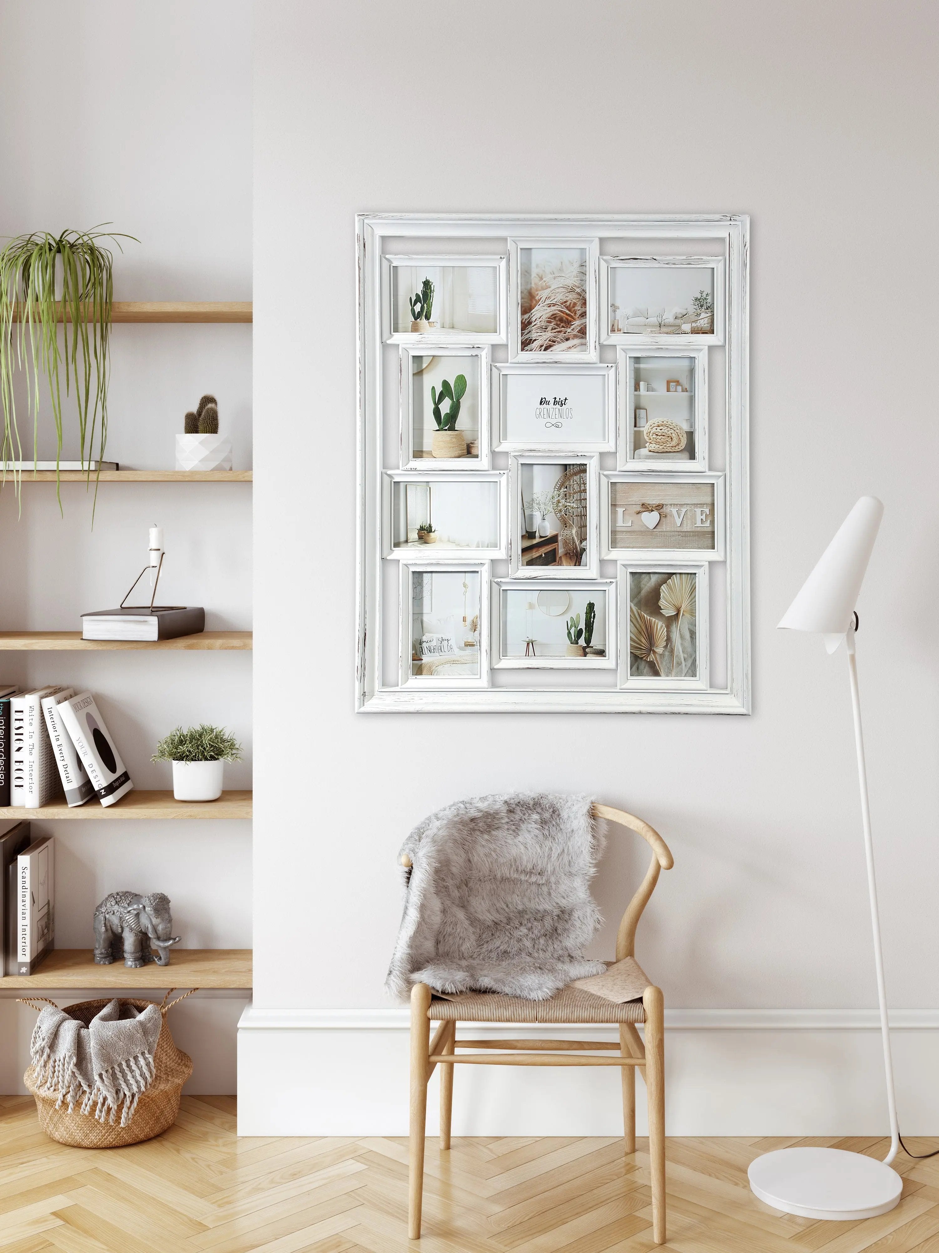 Wackadoo® Bilderrahmen für 12 Fotos COLLAGERAHMEN