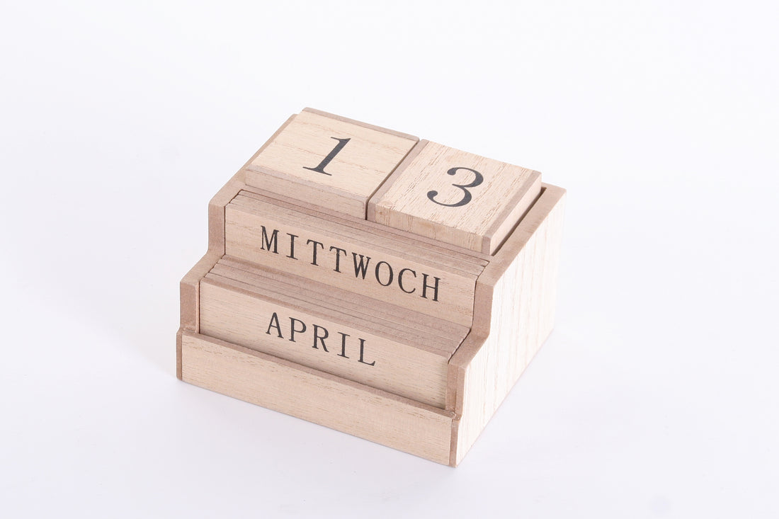 Wackadoo® Holz Tischkalender
