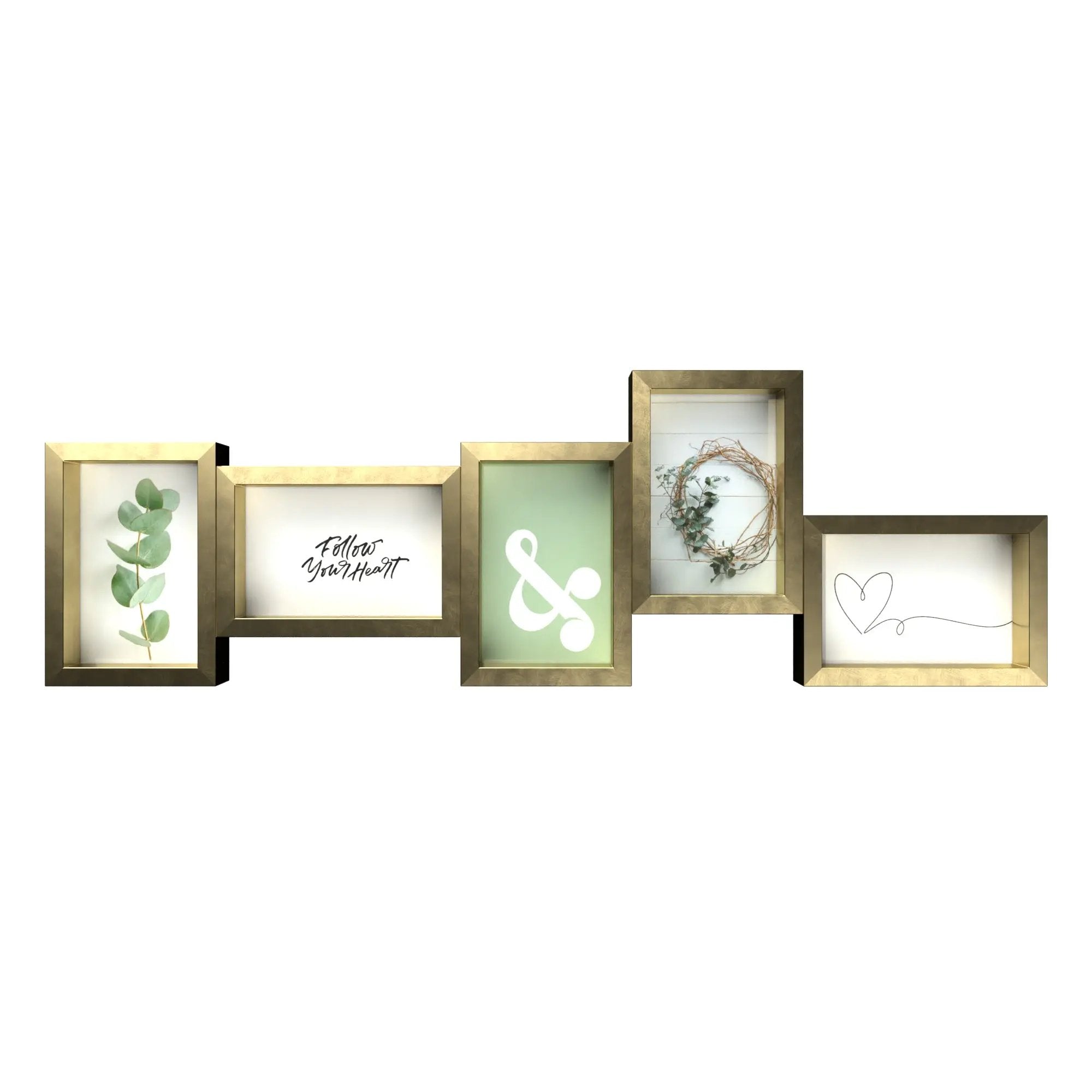 Wackadoo Bilderrahmen Collage APART für 5 Fotos COLLAGERAHMEN