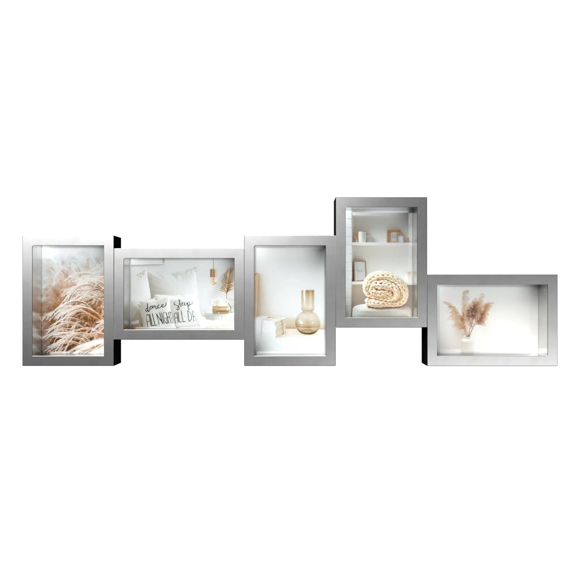 Wackadoo Bilderrahmen Collage APART für 5 Fotos COLLAGERAHMEN