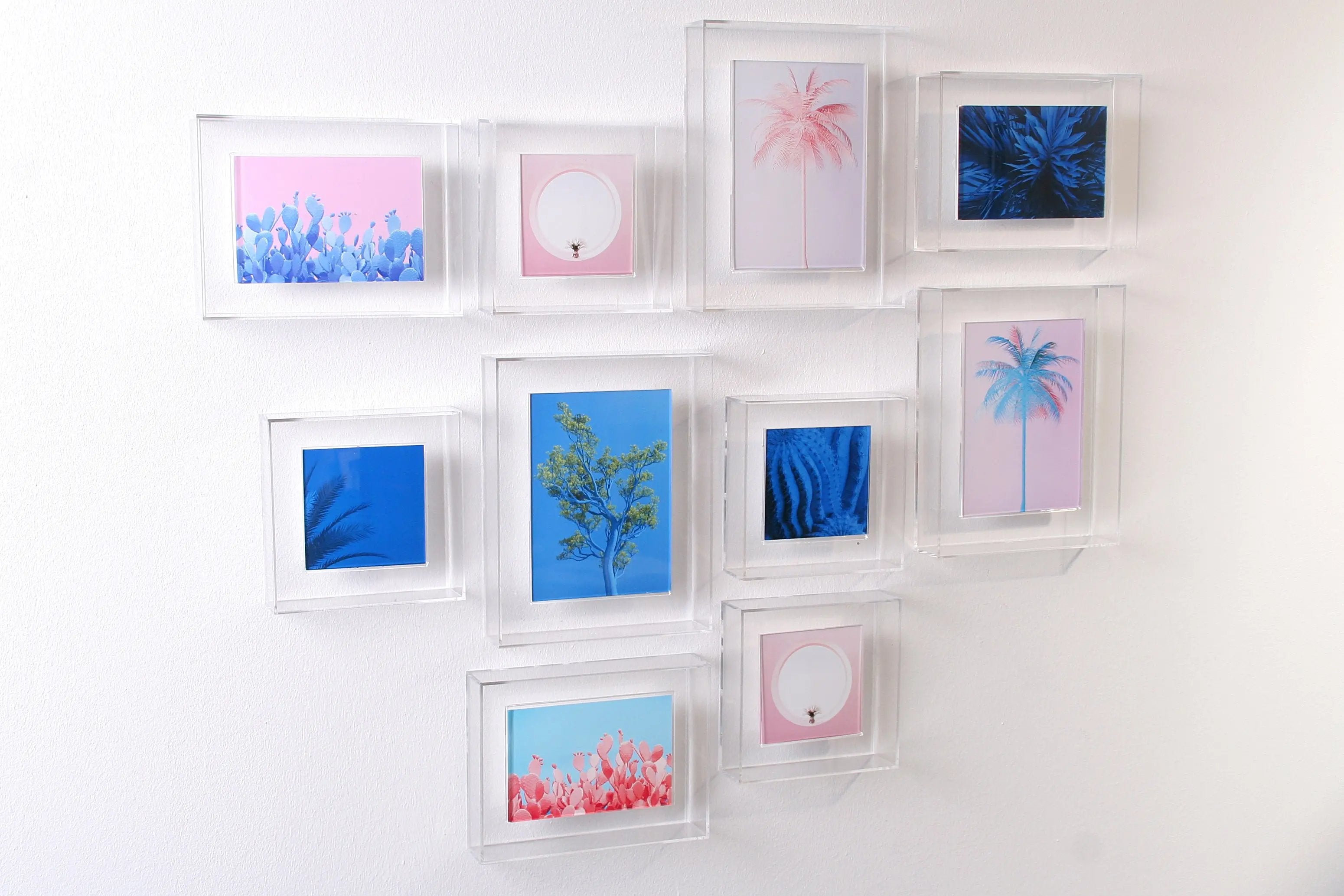 Wackadoo® Design Bilderrahmen aus Acrylglas "pure the set 10.0" Bundle