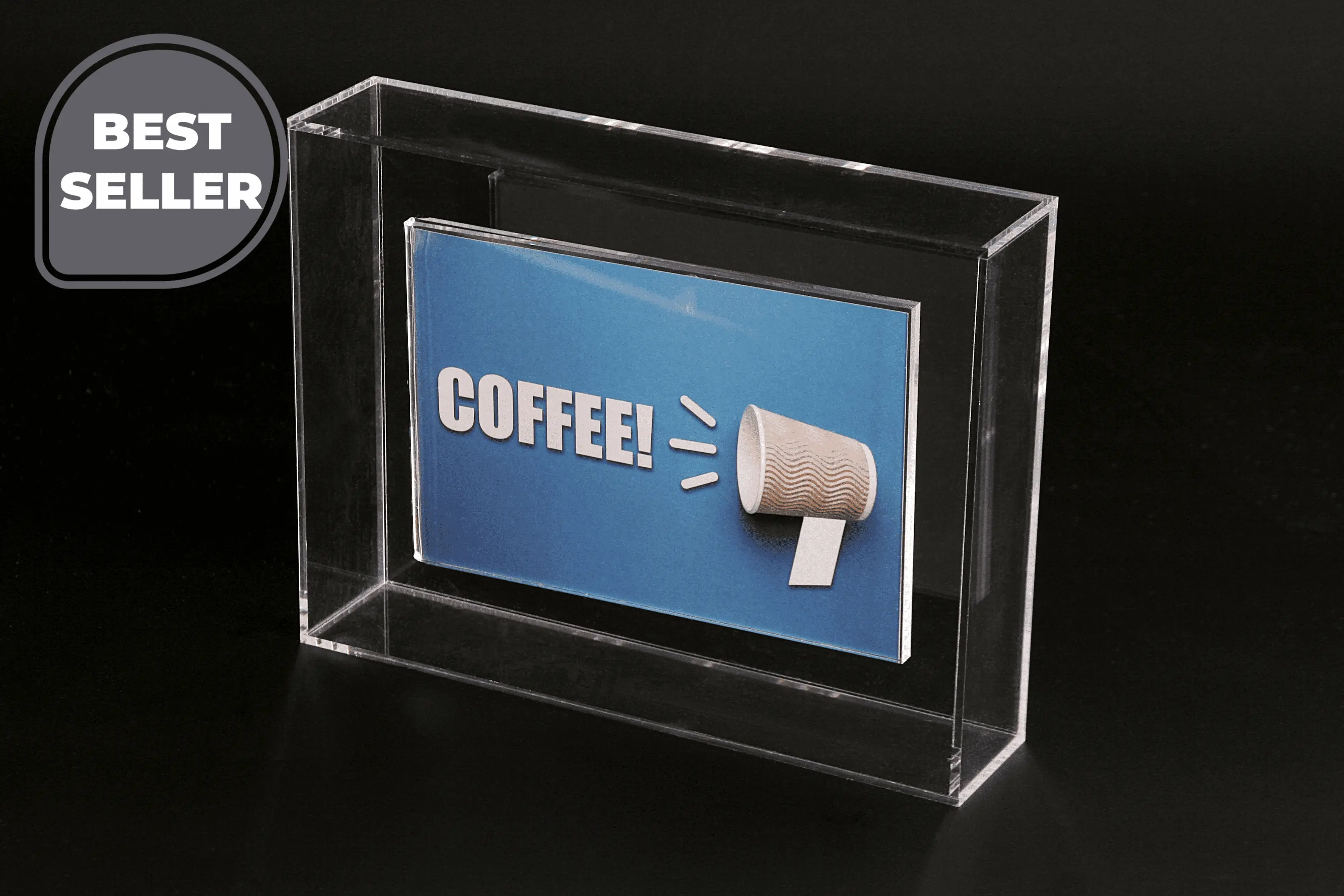 Wackadoo® Acryl Bilderrahmen "pure the lovely" PORTRAITRAHMEN