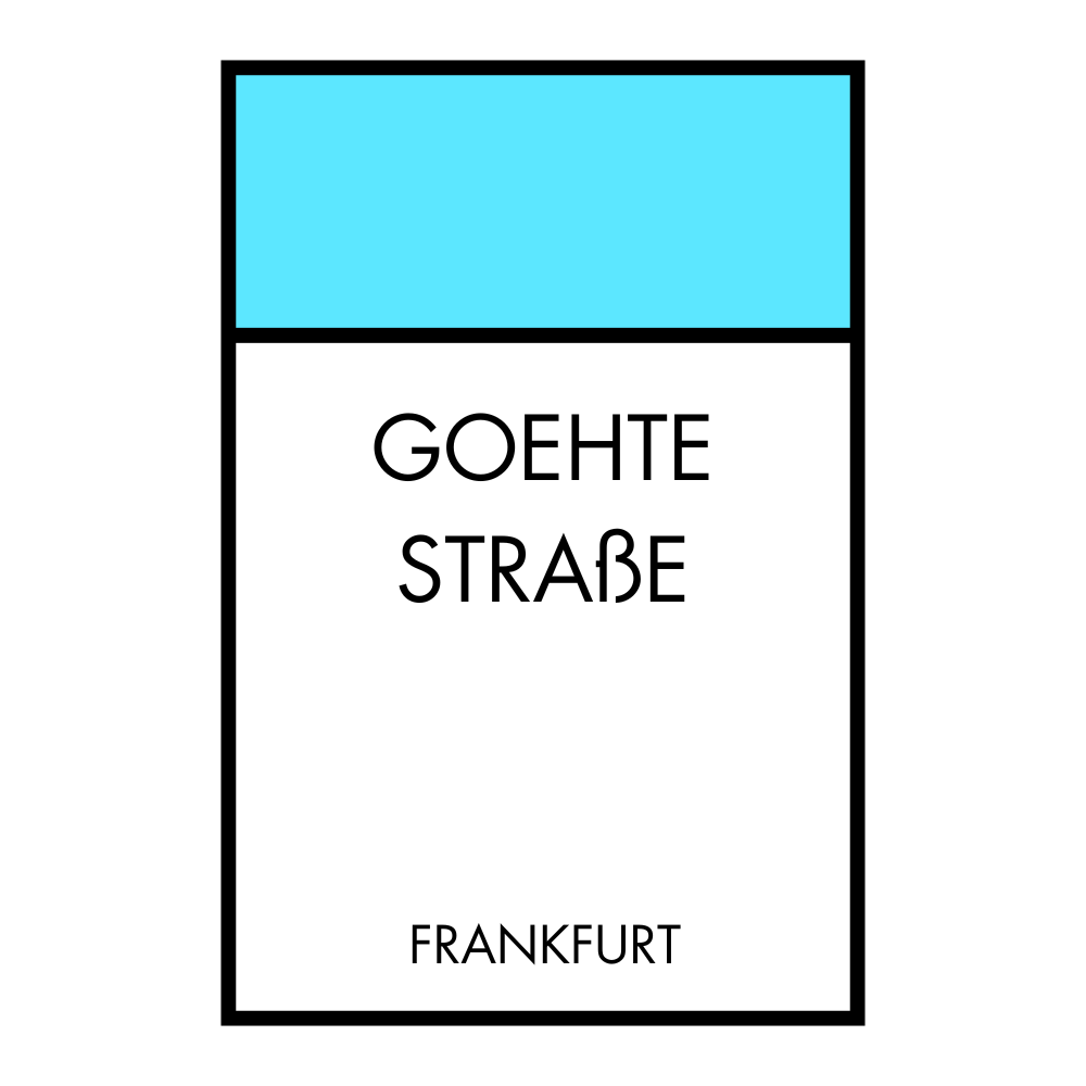 Poster Brettspiel Edition - Straßennamen