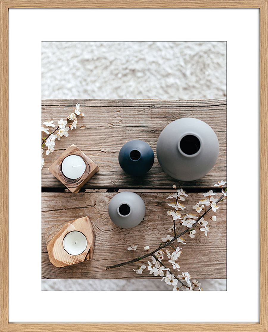 Wackadoo Bilderrahmen Set Nordic aus FSC® Holz Eiche Optik