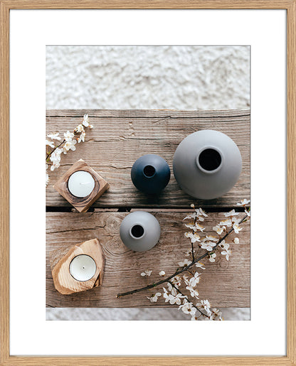 Wackadoo Bilderrahmen Set Nordic aus FSC® Holz Eiche Optik