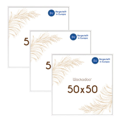 Wackadoo Bilderrahmen 3er Set AMALFI aus MDF Holz mit Glasscheibe