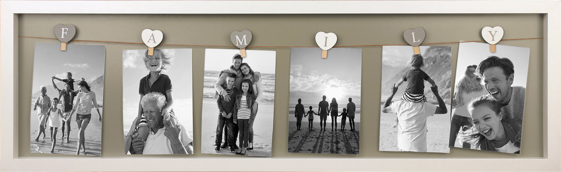 Bilderrahmen Family mit Clips
