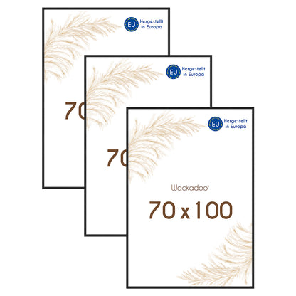 Wackadoo Bilderrahmen 3er Set AMALFI aus MDF Holz mit Glasscheibe