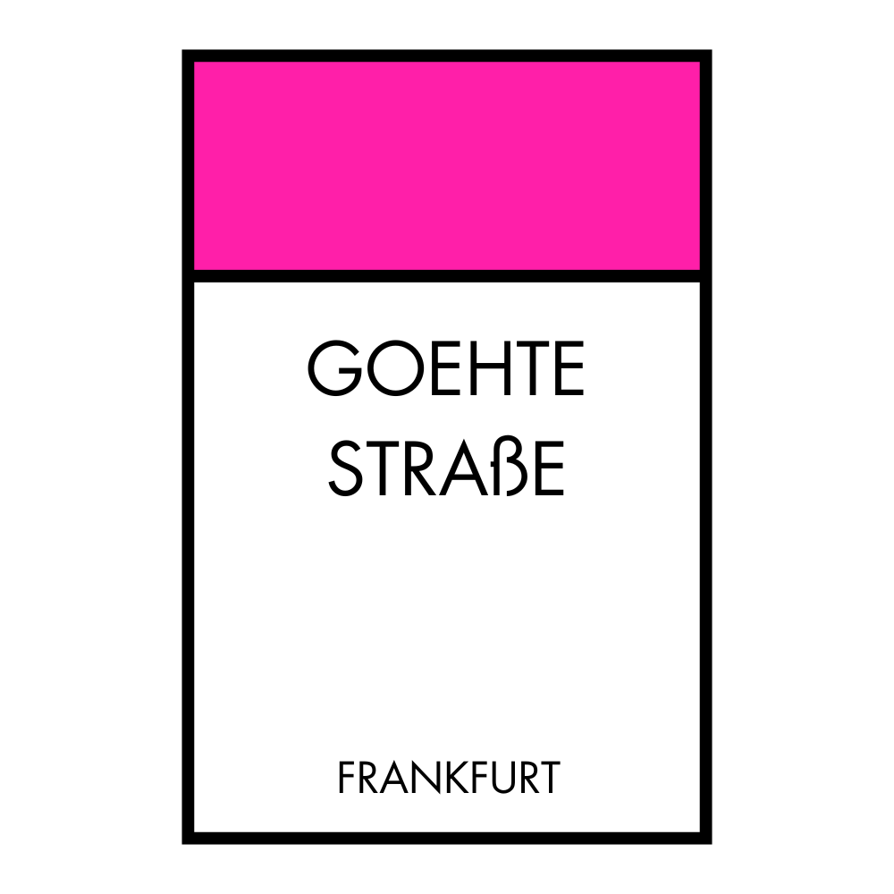 Poster Brettspiel Edition - Straßennamen