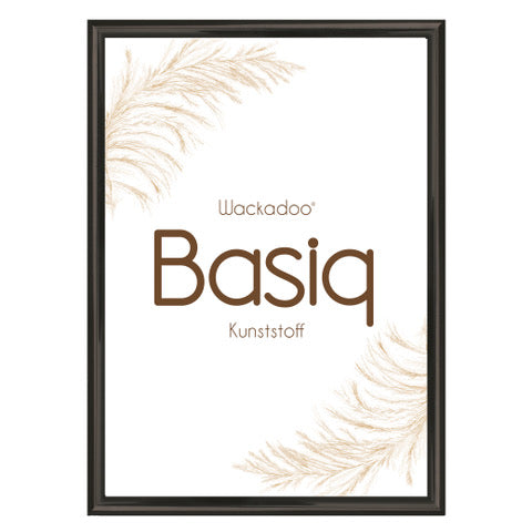 Bilderrahmen BASIQ aus Kunststoff mit Glasscheibe für Poster und Fotowände