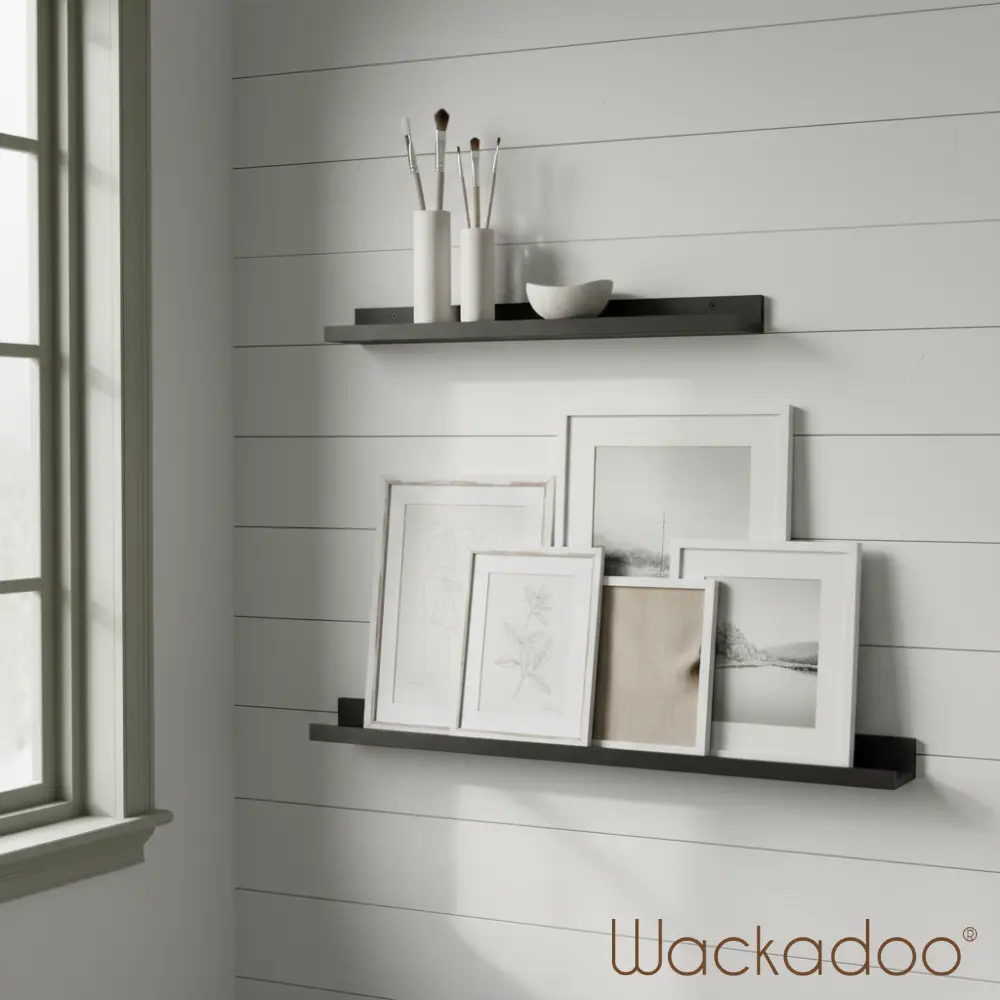 Bilderleiste aus Holz inkl. Befestigungsmaterial