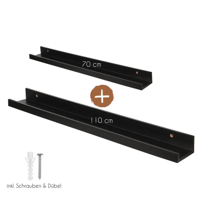 Bilderleiste aus MDF Holz inkl. Befestigungsmaterial