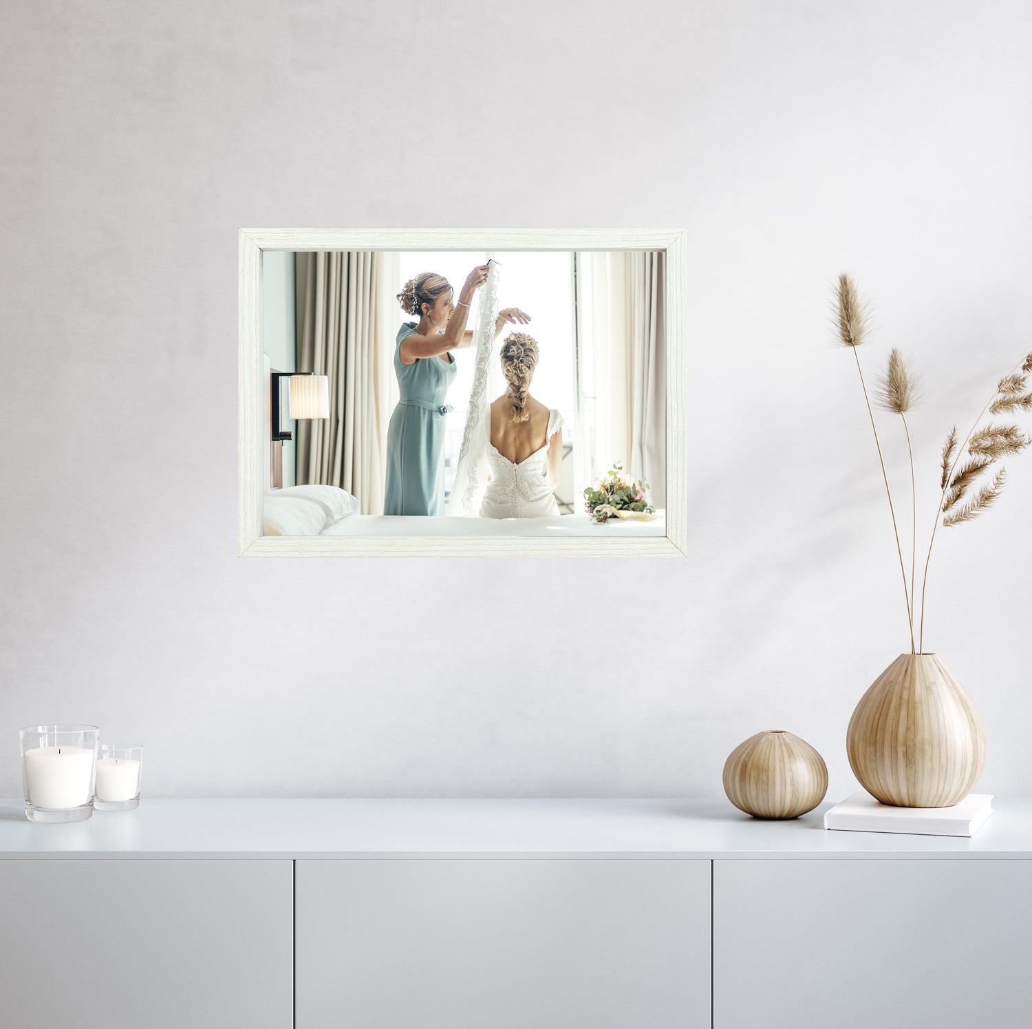 Bilderrahmen Holz mit Deinem eigenen Foto - einfach &amp; schnell hochladen