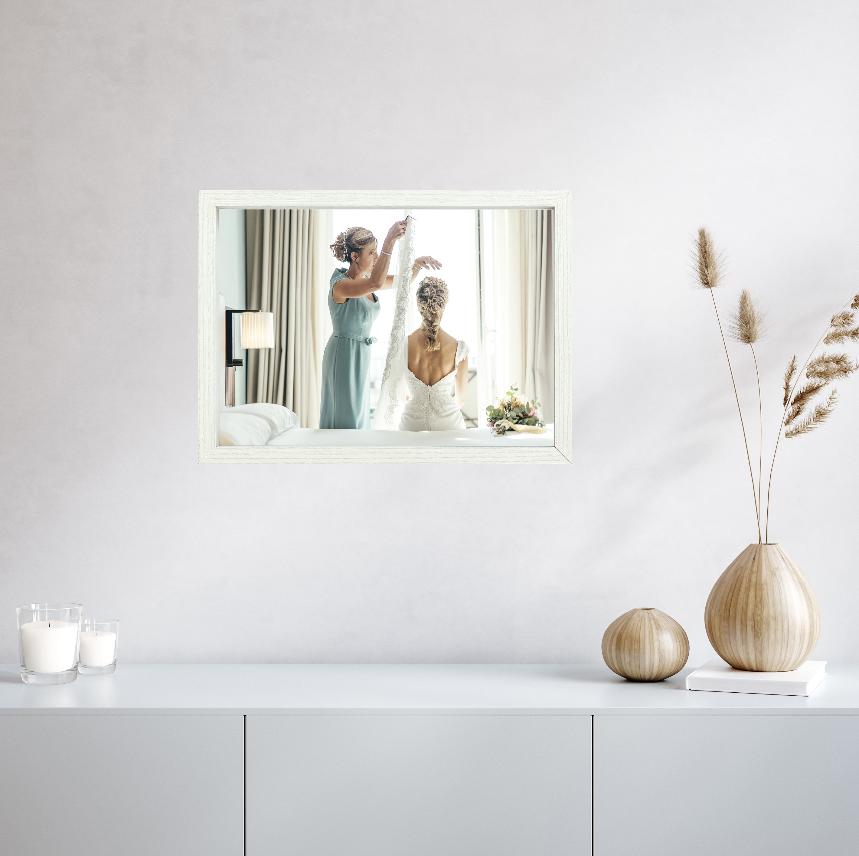 Bilderrahmen Holz mit Deinem eigenen Foto - einfach &amp; schnell hochladen