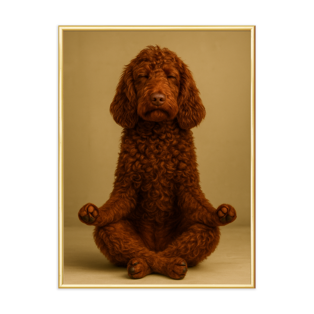 Poster mit Bilderrahmen Yogadoodle - verschiedene Formate
