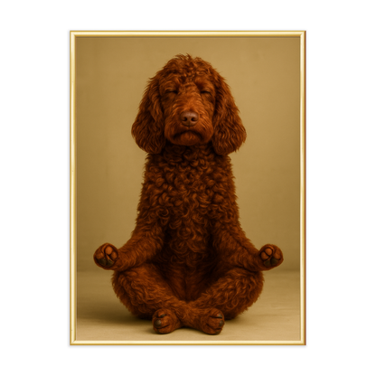 Poster mit Bilderrahmen Yogadoodle - verschiedene Formate