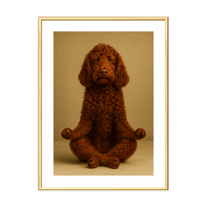 Poster mit Bilderrahmen Yogadoodle - verschiedene Formate