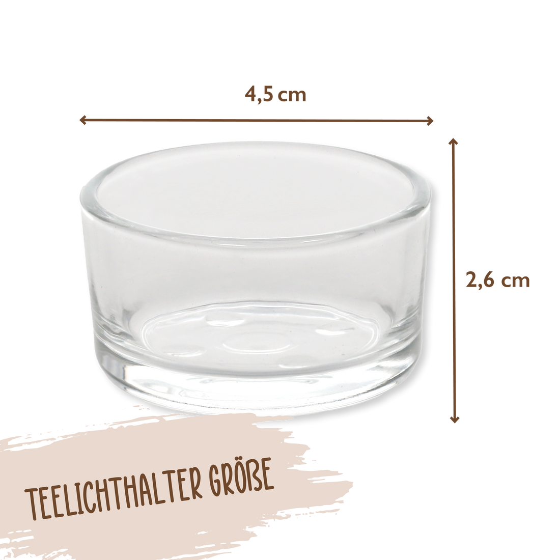 Teelichtgläser Set 15er Set Wackadoo Living