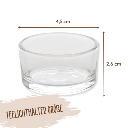 Teelichtgläser Set 15er Set