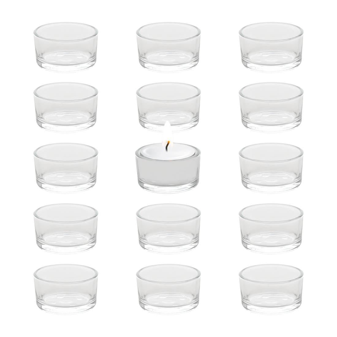 Teelichtgläser Set 15er Set Wackadoo Living