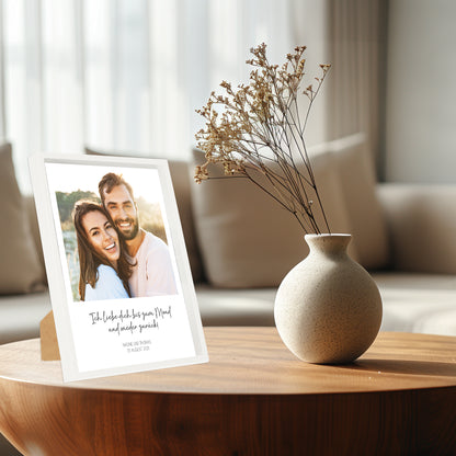 Wackadoo Poster Bild mit Text Personalisiertes Geschenk inklusive Bilderrahmen aus Holz