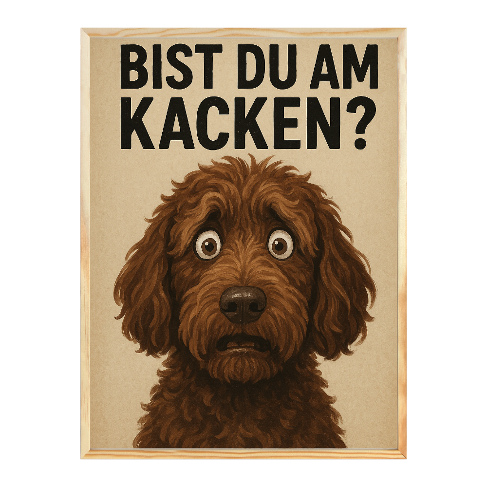 Poster mit Bilderrahmen Bist Du am...? - inklusive Bilderrahmen
