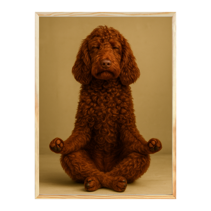Poster mit Bilderrahmen Yogadoodle - verschiedene Formate