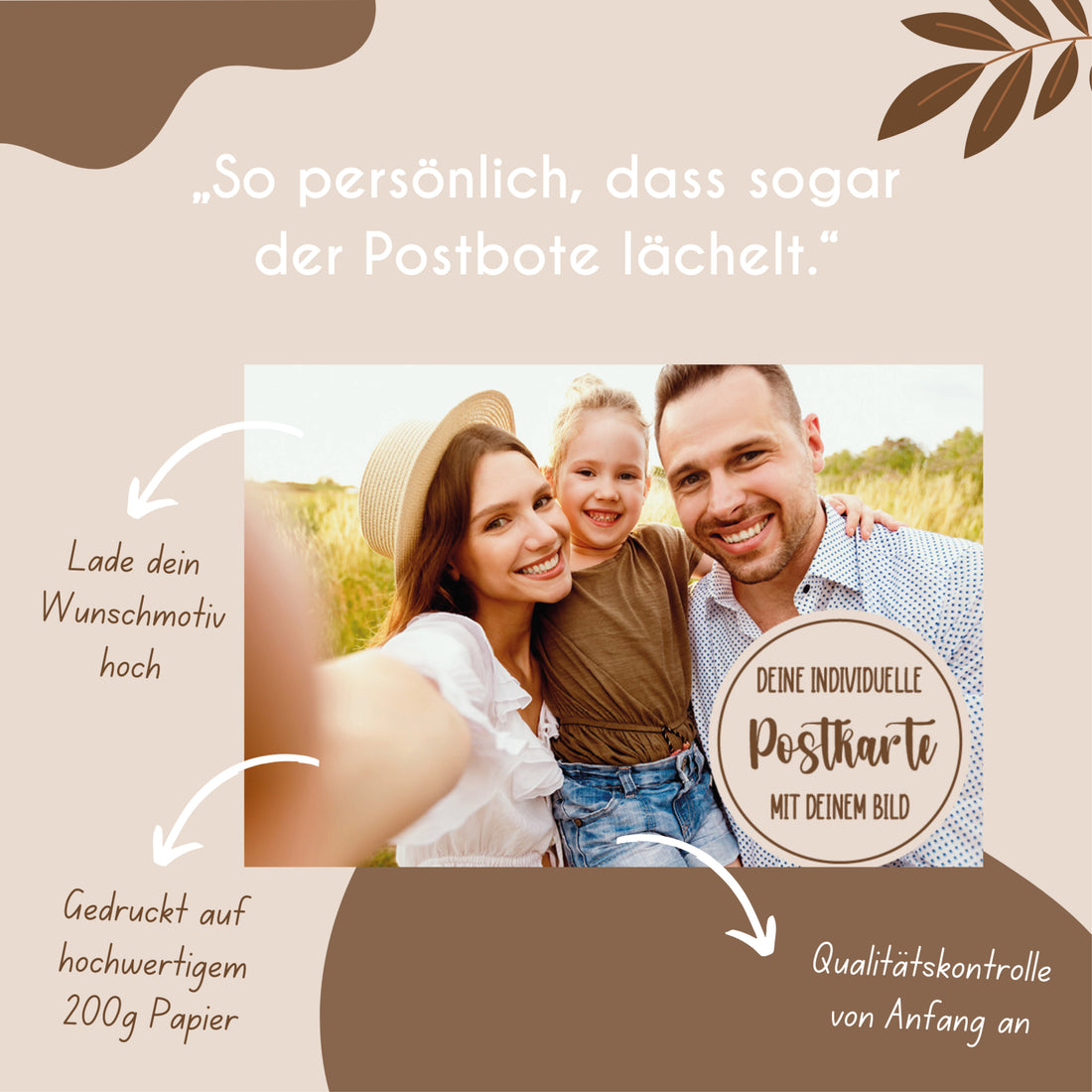 Foto Postkarte  - wir versenden weltweit