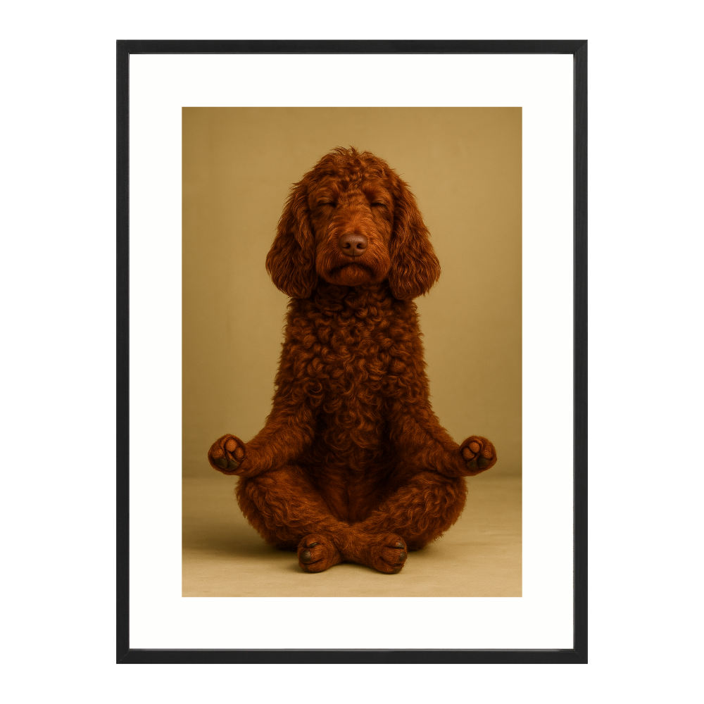 Poster mit Bilderrahmen Yogadoodle - verschiedene Formate